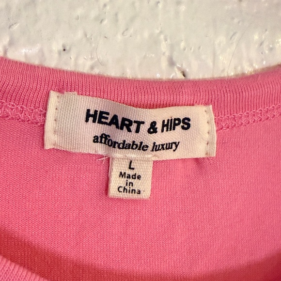 Heart Hips Pink Midi Dress - Picture 2 of 3